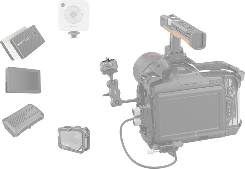 SmallRig 3730 Drop-in Hawklock Mini Universal QR TopPlate - 7