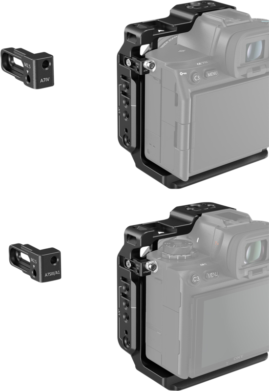 SmallRig 3639 Half Cage For Sony A7IV/ A7SIII/ A7RIV/ A7RV/ A1 - 5