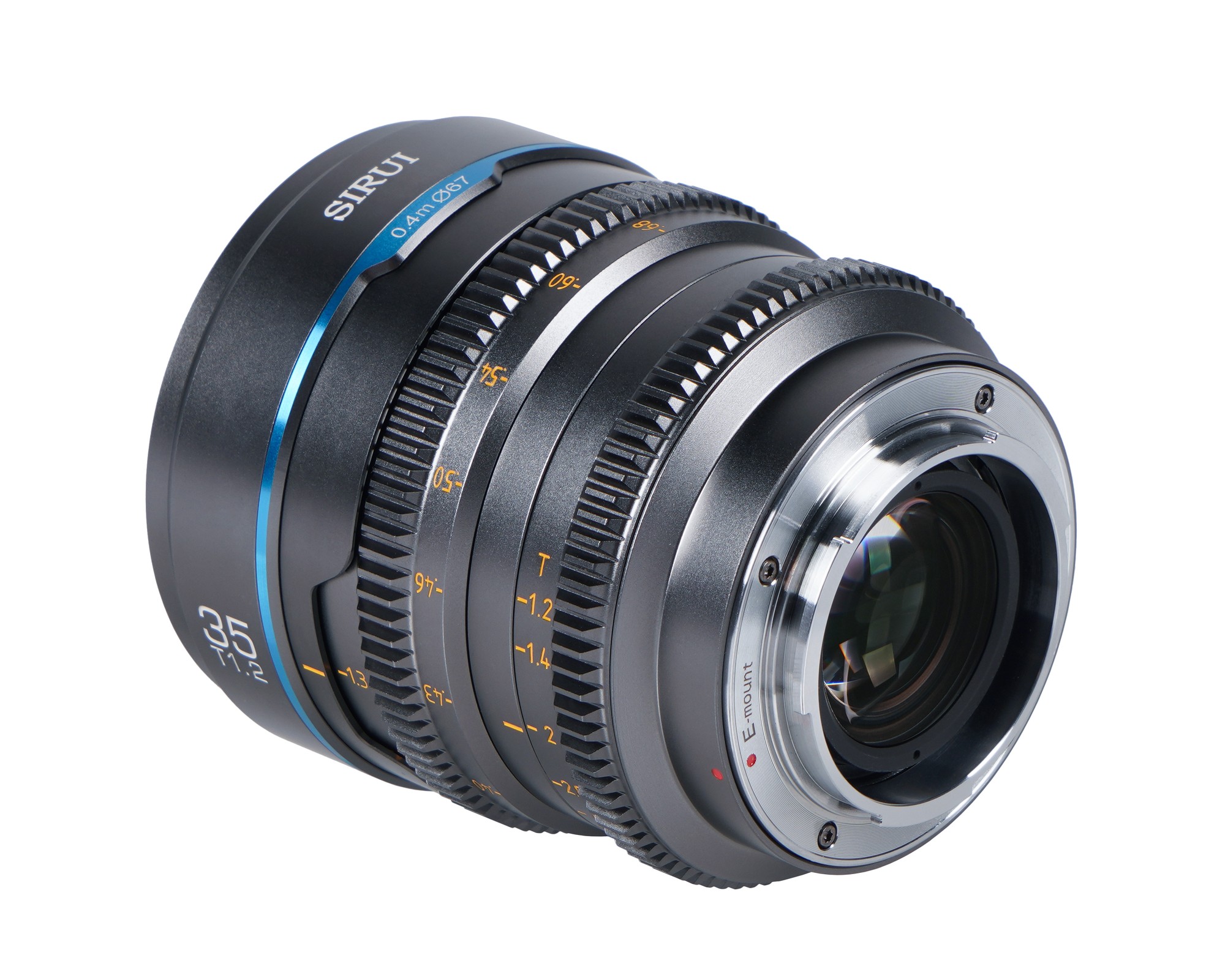 SIRUI Nightwalker Series 35mm T1.2 S35 Manual Focus Cine Lens (RF Mount, Gun Metal Gray) - 3