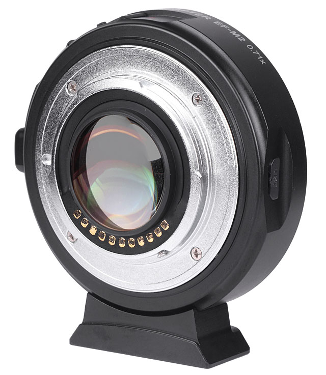 Viltrox EF-M2 Focal Reducer Booster Adapter Auto-focus 0.71x Canon EF mount series lens to M43 camera  - 2