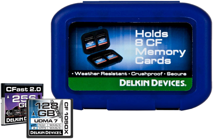 Delkin Weather Resistant Case for 8 CF/CFAST cards - 2