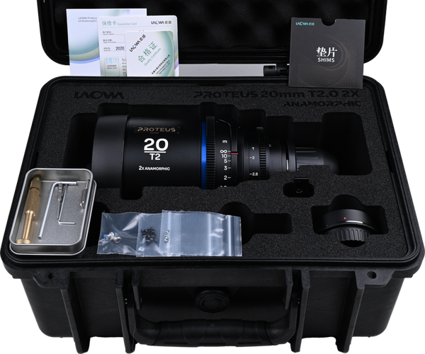 Laowa Proteus 2X Anamorphic 20mm T2 -Blue - Arri PL/ Canon EF - 5