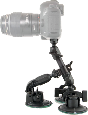 Delkin Fat Gecko Camera Mounts - FG Triple Suction