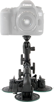 Delkin Fat Gecko Camera Mounts - FG Triple Suction