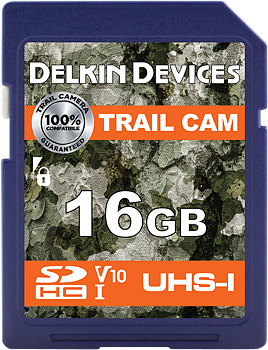 Delkin SDHC Trail Cam R100/W30 (V10) 16GB