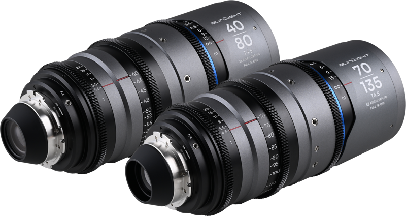 Laowa Sunlight 2X Anamorphic Zoom 2-Lens Bundle (40-80mm,70-135mm) (Blue) Arri PL - 4