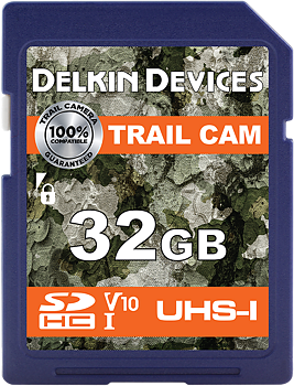 Delkin SDHC Trail Cam R100/W30 U3 (V30) 32GB