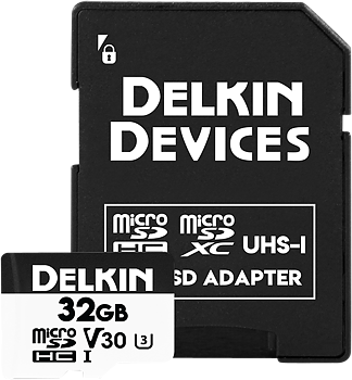 Delkin microSDHC Trail Cam Hyperspeed R100/W75 (V30) 32GB