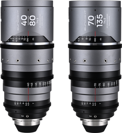 Laowa Sunlight 2X Anamorphic Zoom 2-Lens Bundle (40-80mm,70-135mm) (Silver) Arri PL
