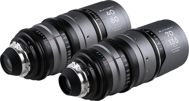 Laowa Sunlight 2X Anamorphic Zoom 2-Lens Bundle (40-80mm,70-135mm) (Silver) Arri PL - 4