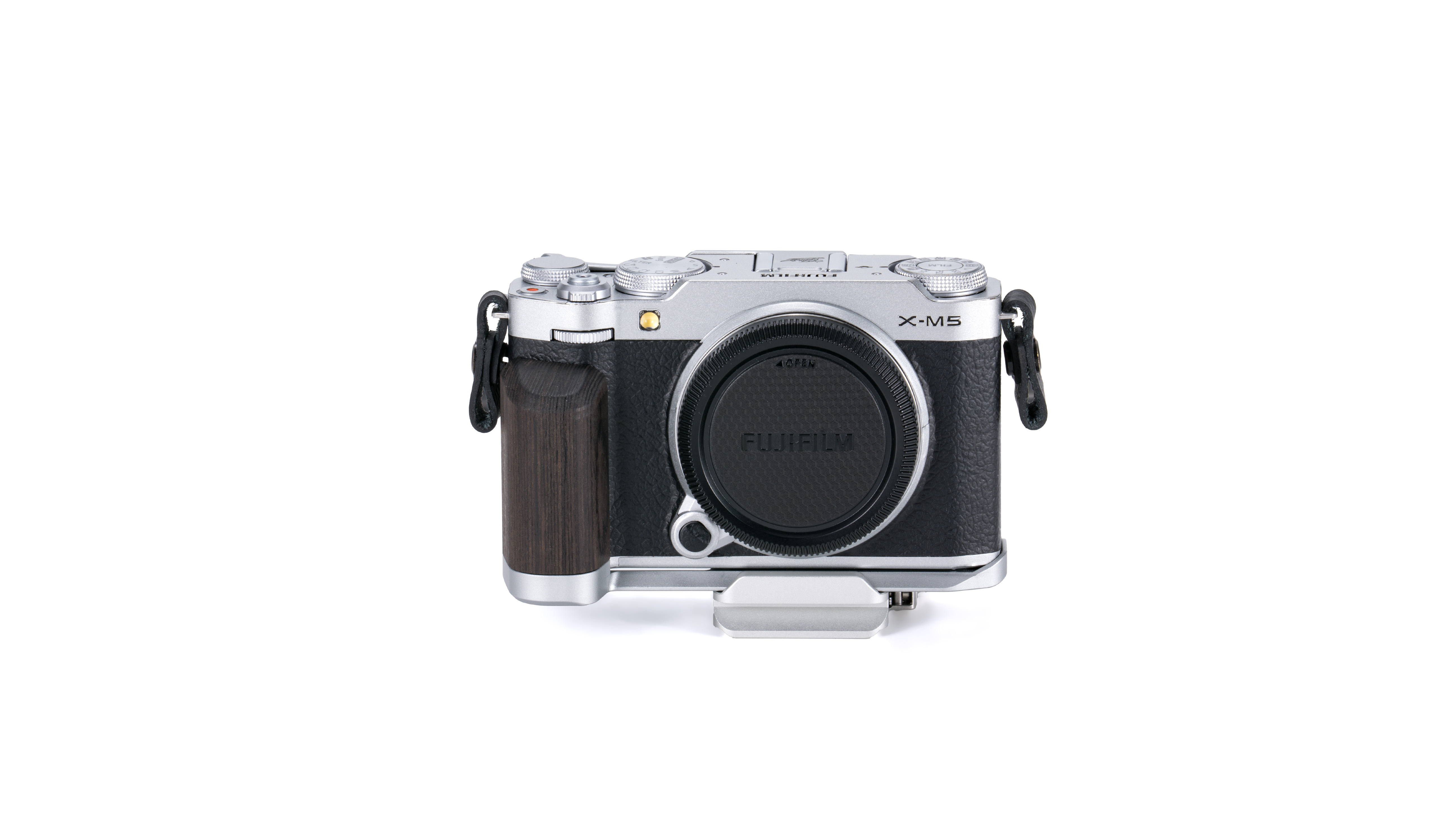 Tilta Vintage Camera Cage for Fujifilm X-M5 Base Kit - Silver - 2