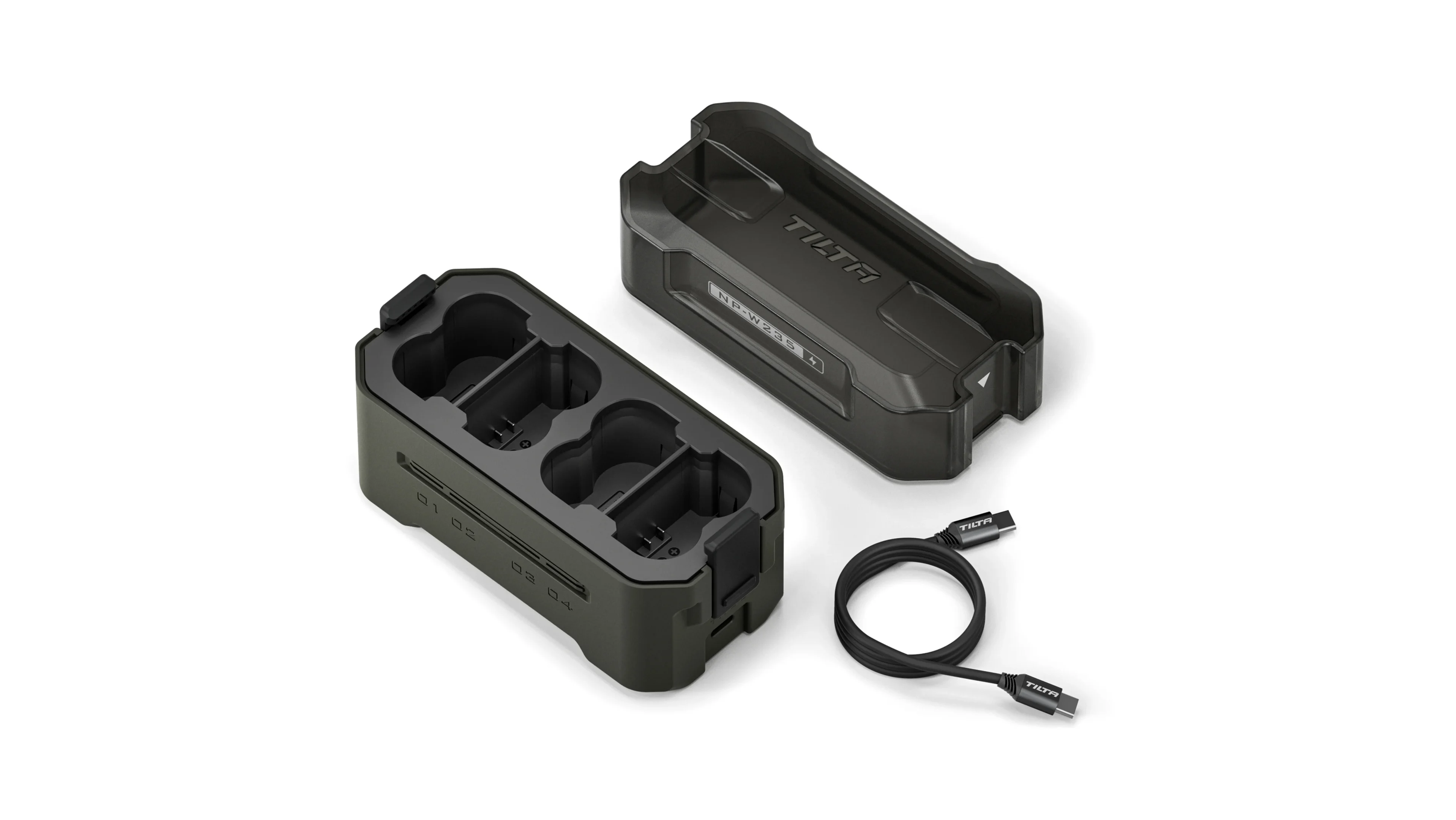 Tilta Portable Charging Station for NP-W235 (4 Channel) - Green - 12