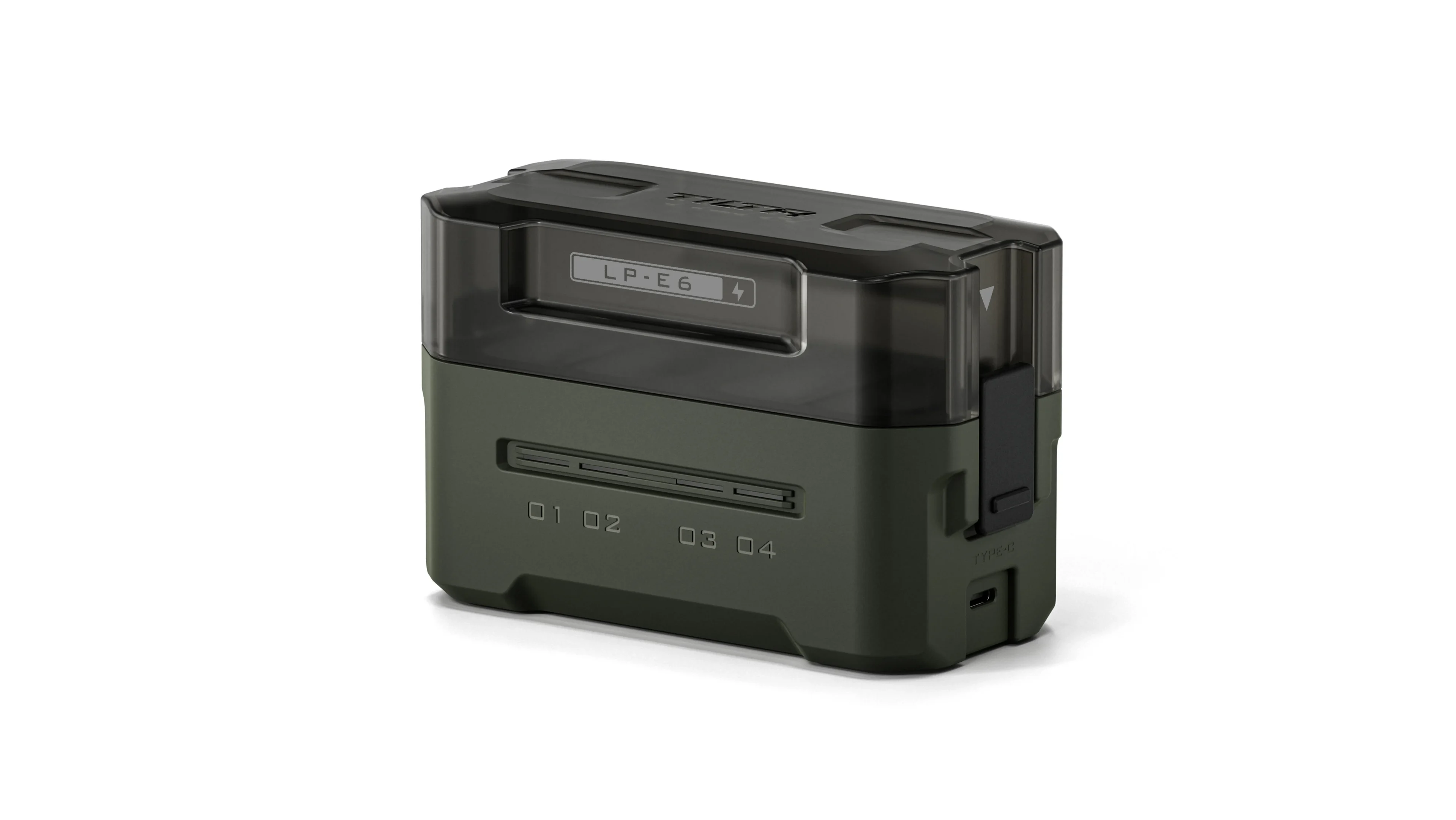 Tilta Portable Charging Station for LP-E6 (4 Channel) - Green - 7