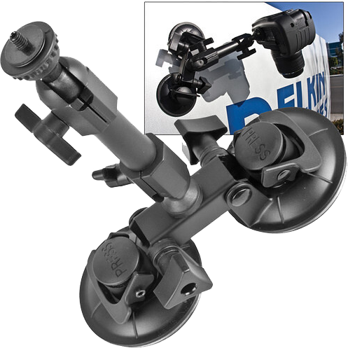 Delkin Fat Gecko Camera Mounts - FG Dual Suction - 7