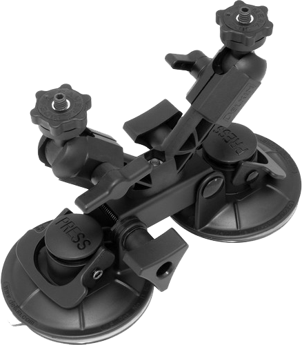 Delkin Fat Gecko Camera Mounts - FG Dual Suction - 9