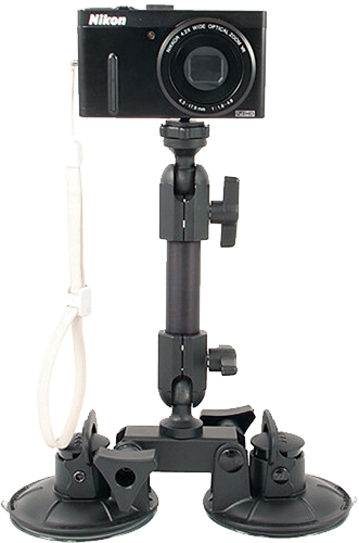 Delkin Fat Gecko Camera Mounts - FG Dual Suction - 4