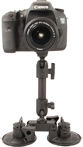 Delkin Fat Gecko Camera Mounts - FG Dual Suction - 6