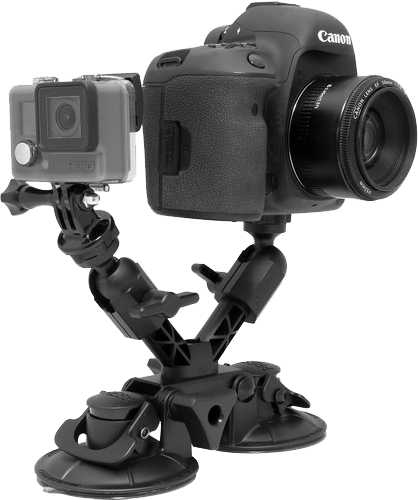 Delkin Fat Gecko Camera Mounts - FG Dual Suction - 11