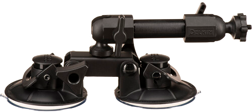 Delkin Fat Gecko Camera Mounts - FG Dual Suction - 15
