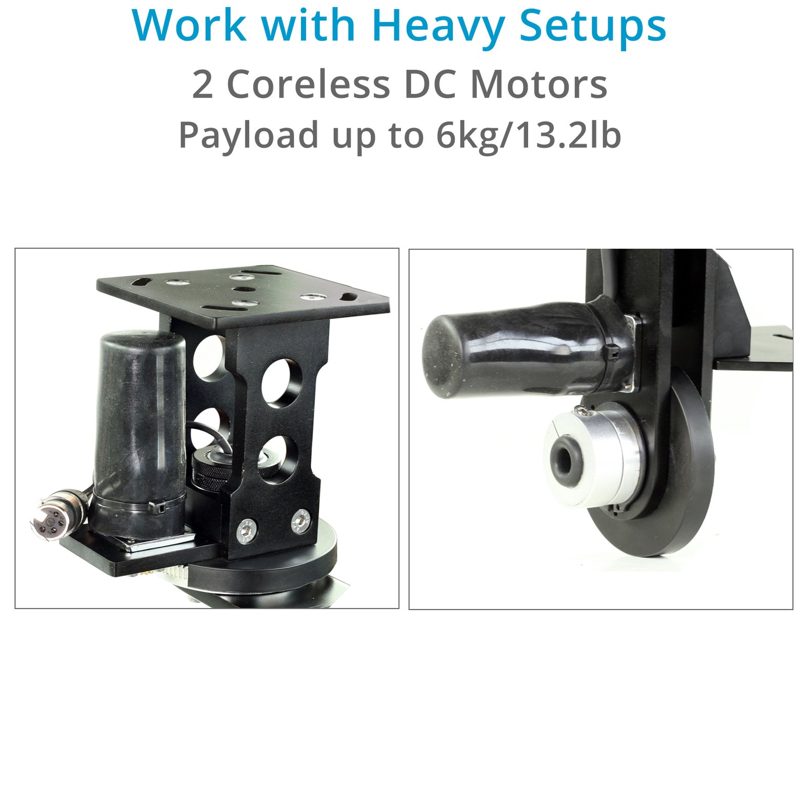 Proaim™ Jr Pan-Tilt Head with 12V Joystick Control  - 4