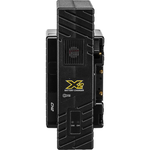 Core SWX X2A 2-Bay Vertical Gold Mount Battery Charger - 3