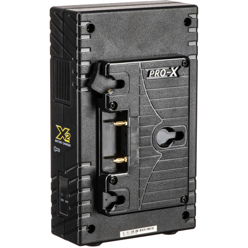 Core SWX X2A 2-Bay Vertical Gold Mount Battery Charger - 4