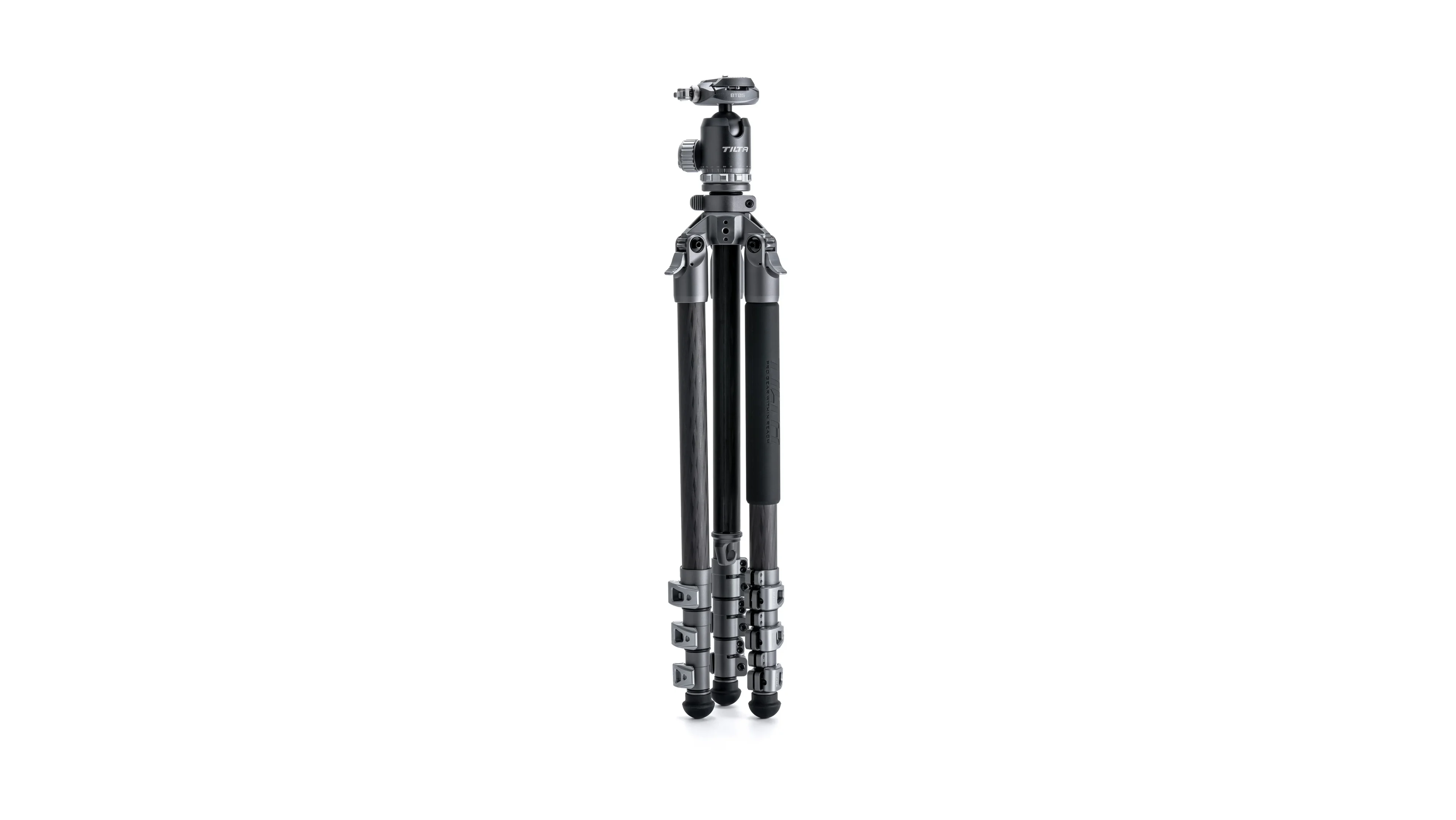 Tilta Travel Ball Head with 3-Stage Carbon Fiber Tripod Legs (5KG) - Space Gray - 12