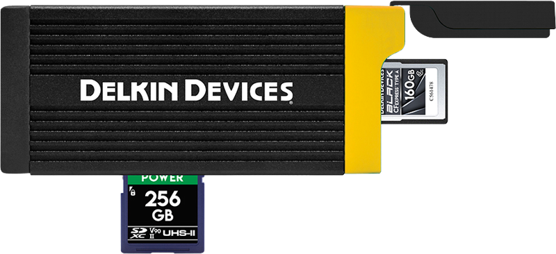 Delkin Cardreader CFexpress Type A & SD (Type C to C & Typc C to A Cables) - 3