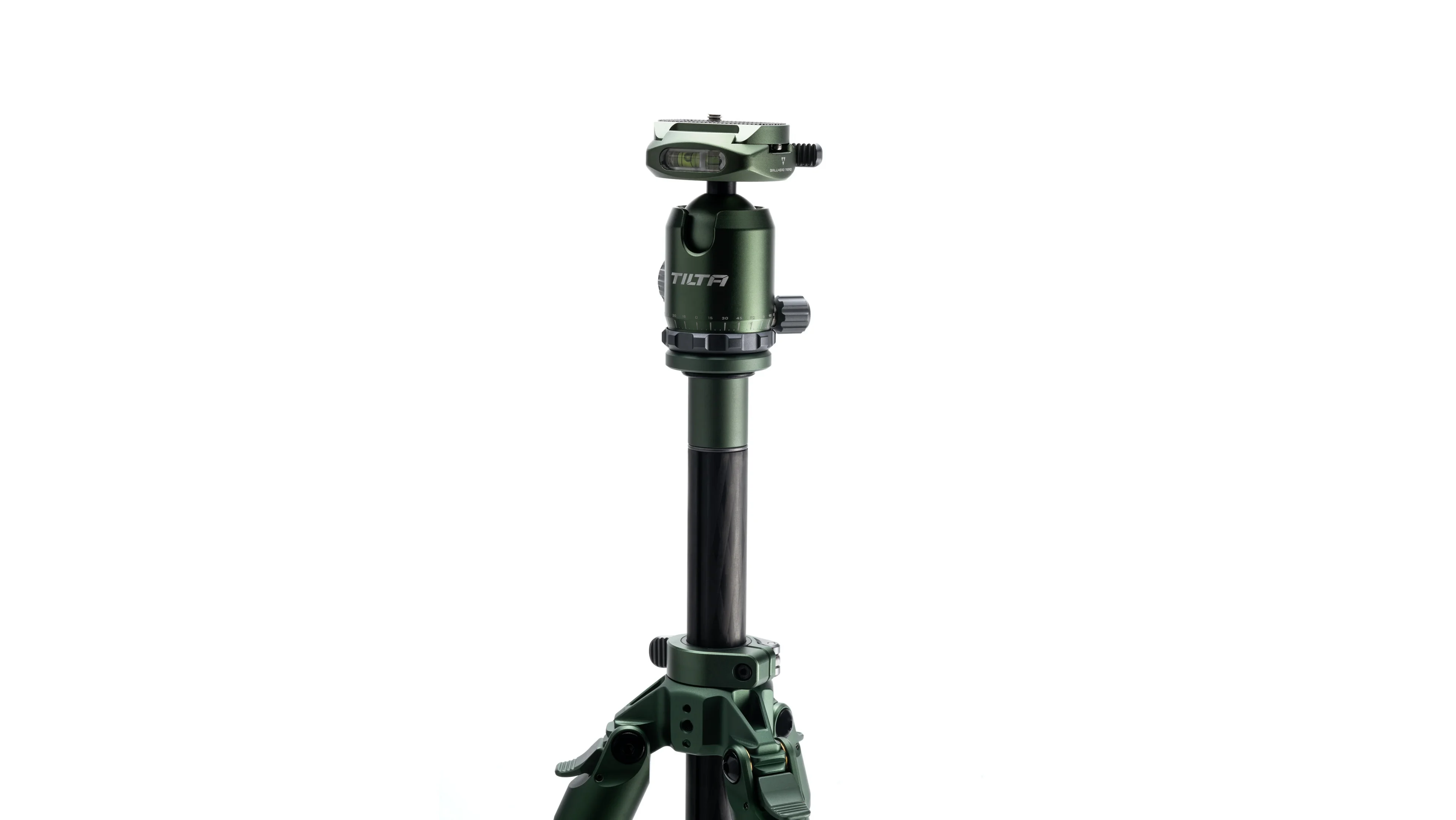 Tilta Travel Ball Head with 3-Stage Carbon Fiber Tripod Legs (5KG) - Forest Green - 15