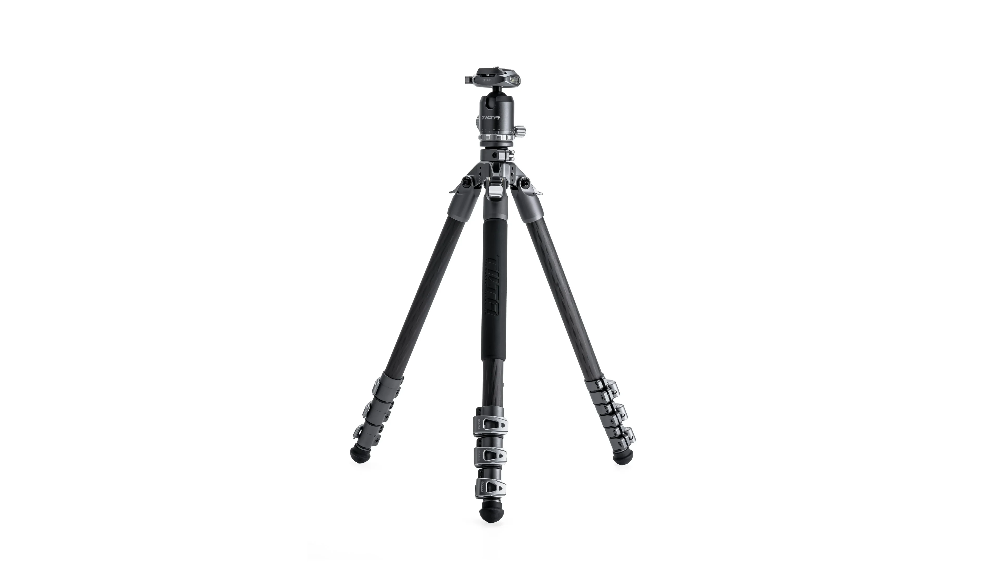 Tilta Travel Ball Head with 3-Stage Carbon Fiber Tripod Legs (5KG) - Forest Green - 11