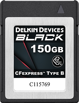 Delkin CFexpress BLACK I Type B I R1725/W1530 (G3) 150GB