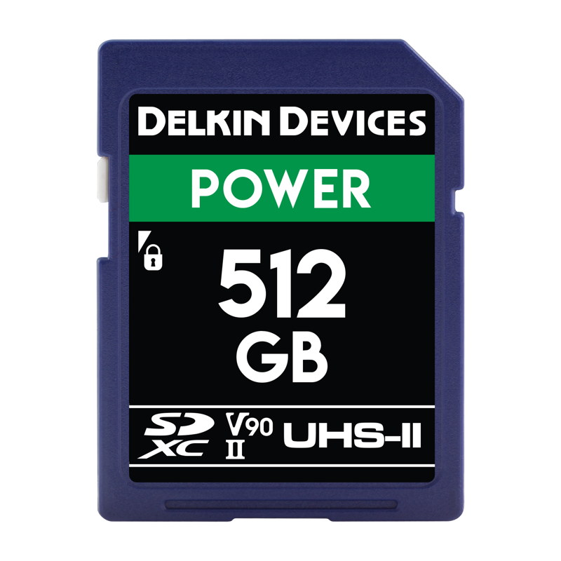 Delkin SD Power 2000X UHS-II U3 (V90) R300/W250 512GB