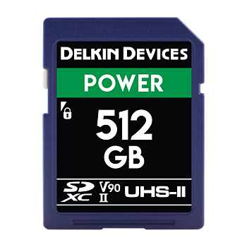 Delkin SD Power 2000X UHS-II U3 (V90) R300/W250 512GB