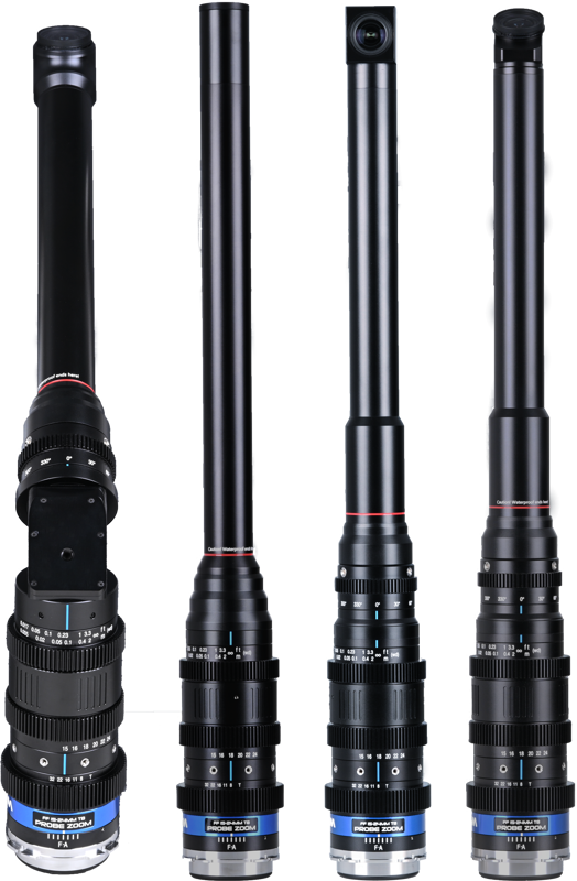 Laowa Probe Zoom 4-lens Bundle 15–24mm T8 Lens  (Direct, Periscope, 35° Degree, 90° Degree) Arri PL