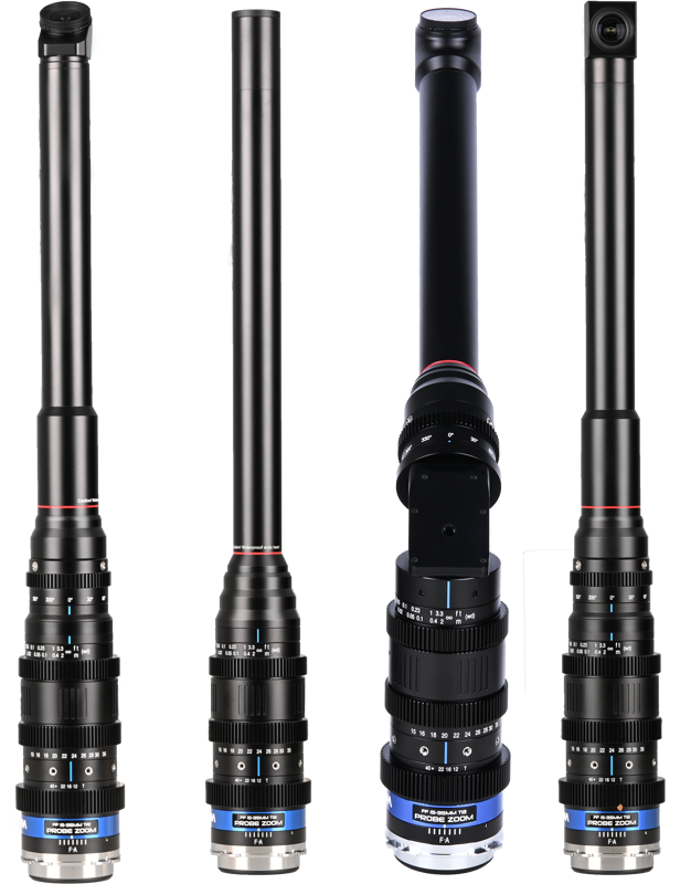 Laowa Probe Zoom 4-lens Bundle 15–35mm T12 Lens  (Direct, Periscope, 35° Degree, 90° Degree) Arri PL