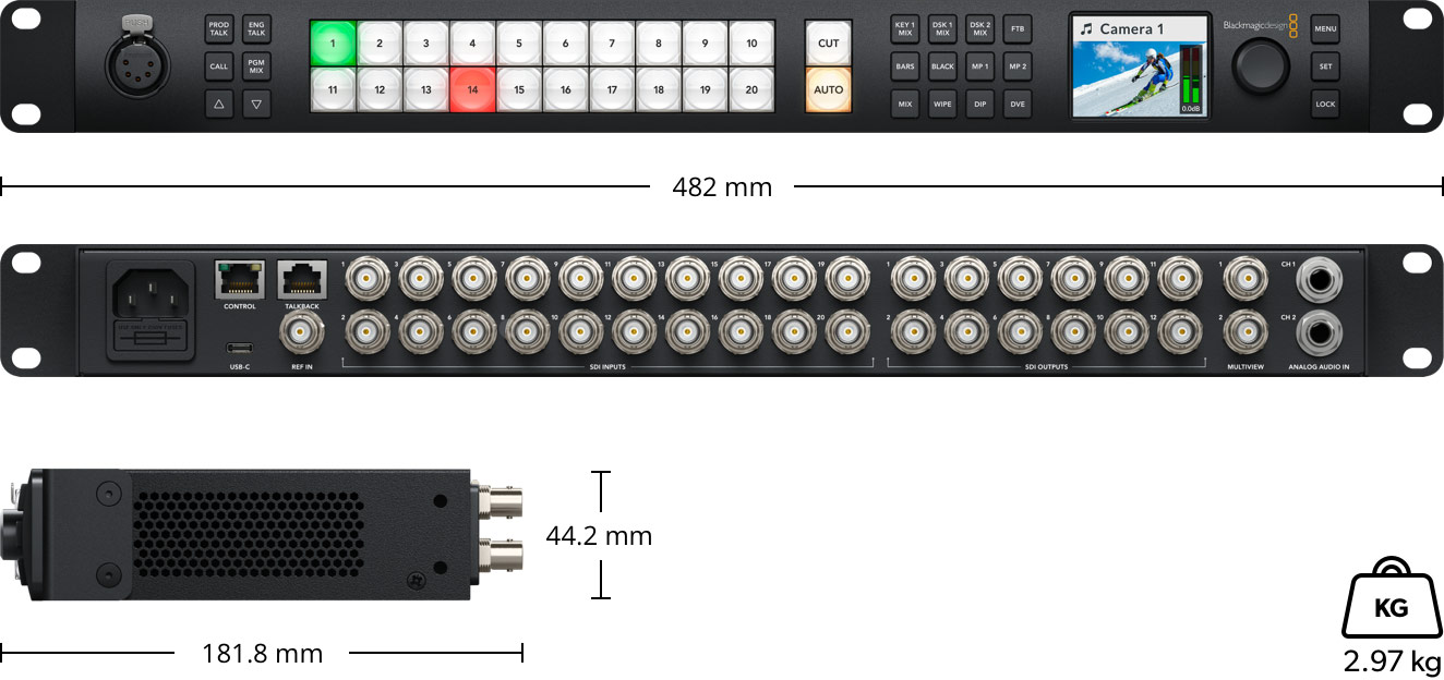 Blackmagic ATEM 2 M/E Constellation 4K - 3