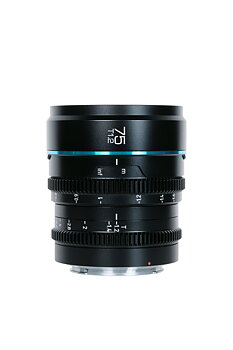 SIRUI Nightwalker Series 75mm T1.2 S35 Manual Focus Cine Lens (E Mount, Black)