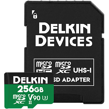 Delkin microSD Power 2000x UHS-II (V90) R300/W250 256GB