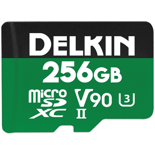 Delkin microSD Power 2000x UHS-II (V90) R300/W250 256GB - 2