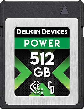Delkin CFexpress Power R3650/W3240/SW820 (4.0) 512GB