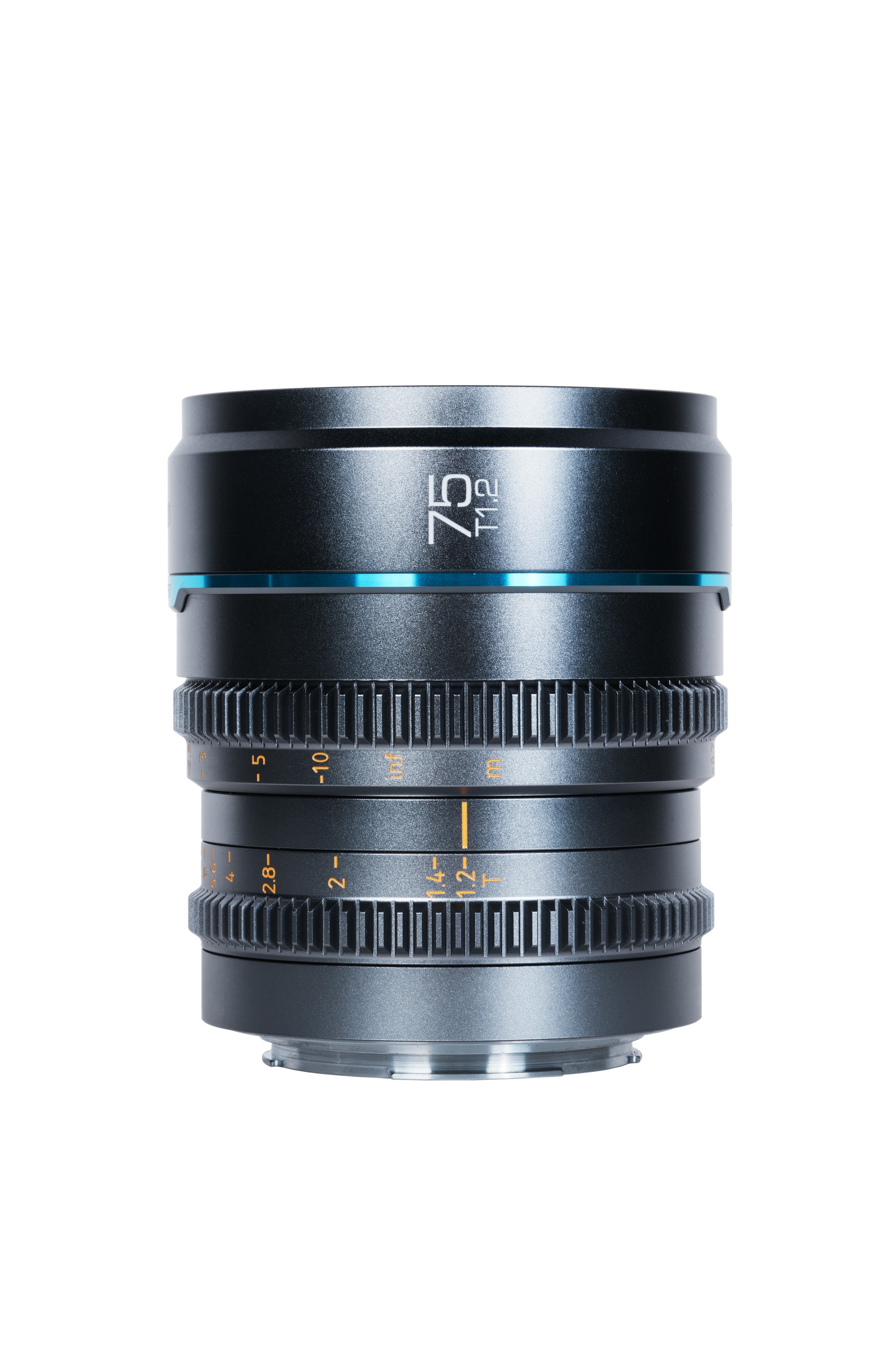 SIRUI Nightwalker Series 75mm T1.2 S35 Manual Focus Cine Lens (X Mount, Gun Metal Gray) - 2
