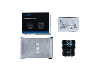 SIRUI Nightwalker Series 75mm T1.2 S35 Manual Focus Cine Lens (M4/3 Mount, Black)