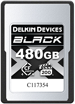 Delkin CFexpress 4.0 BLACK | Type A | VGP200, R1830/W1710 (Type A | 4.0) 480GB