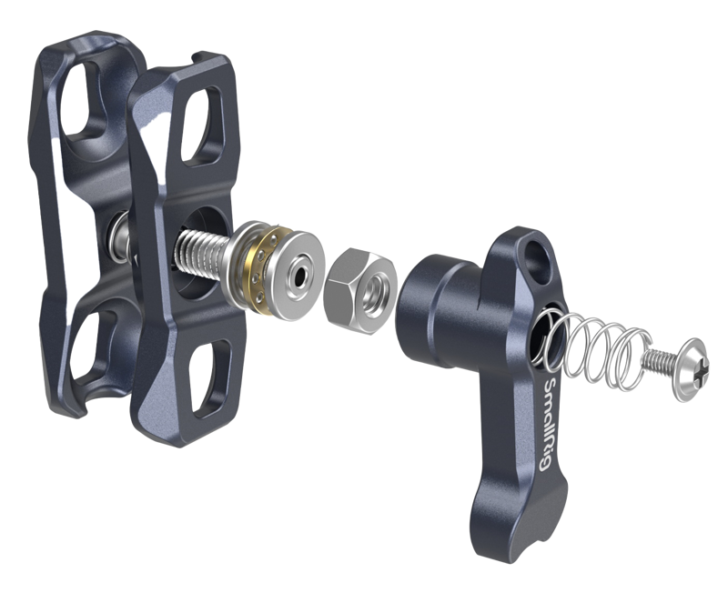 SmallRig 3874 Magic Arm with Dual Ball heads (1/4"-20 Screw and ARRI Locating Screw) - 3