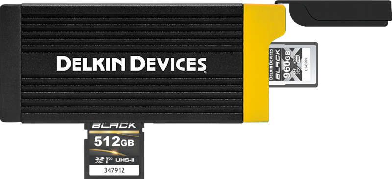 Delkin CFexpress 4.0 BLACK | Type A | VGP200, R1830/W1740 I 960GB including cardreader - 2