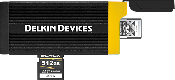 Delkin CFexpress 4.0 BLACK | Type A | VGP200, R1830/W1740 I 960GB including cardreader