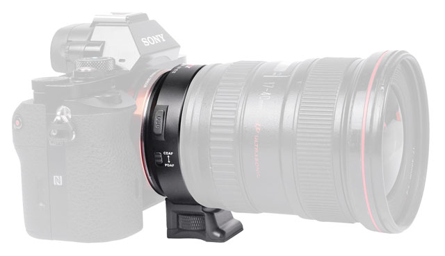 Viltrox EF-E II Focal Reducer Booster Adapter Auto-focus 0.71x Canon EF mount series lens to Sony E-mount - 4