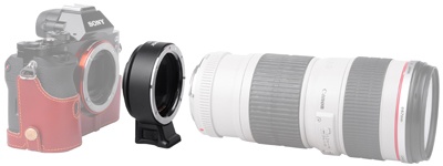 Viltrox EF-E II Focal Reducer Booster Adapter Auto-focus 0.71x Canon EF mount series lens to Sony E-mount - 5