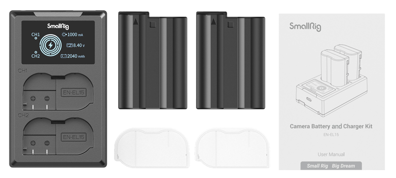 SmallRig 3820 EN-EL15 Battery & Charger Kit - 7