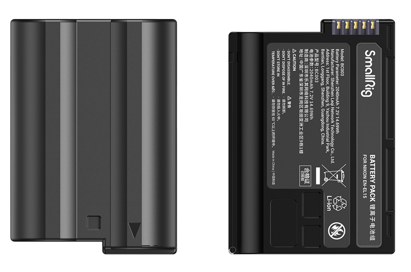 SmallRig 3820 EN-EL15 Battery & Charger Kit - 3